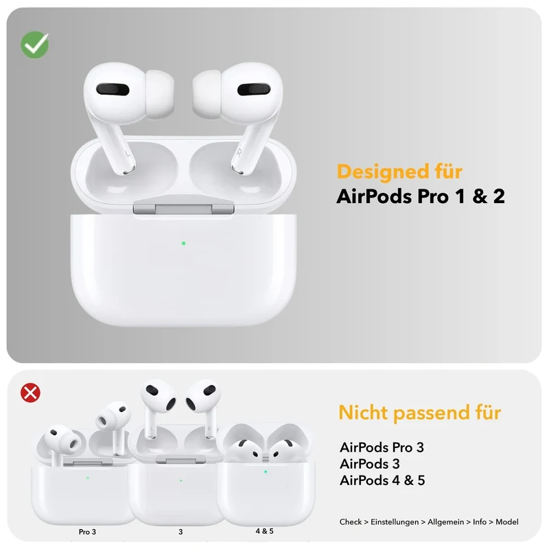 AirPods Pro Housse en cuir Vegan