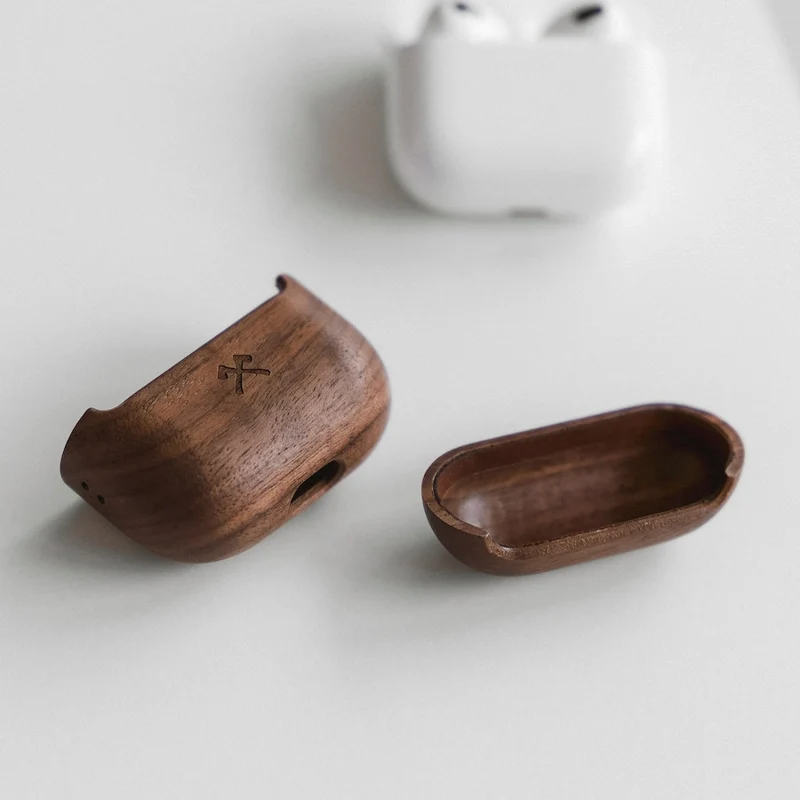 Étui pour Airpods en bois