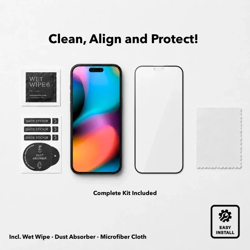 Verre de protection iPhone Duo plein écran