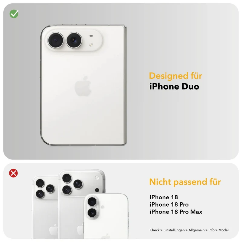 Duo iPhone « Clear Case » avec MagSafe
