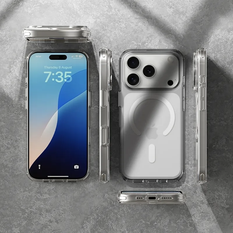 Clear Case s de l'iPhone 17 Pro Max avec MagSafe