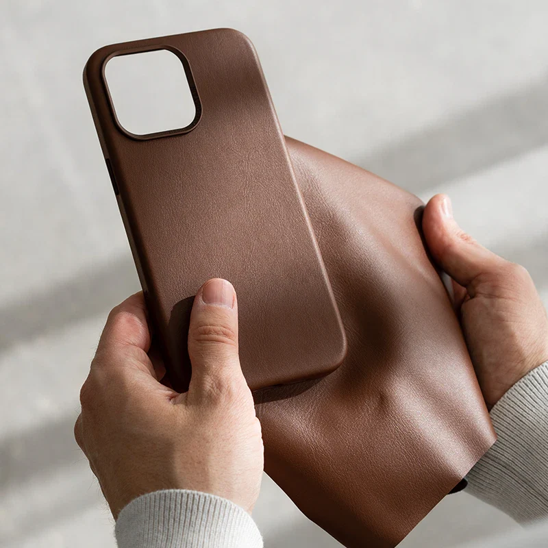 iPhone 14 étui en cuir Vegan