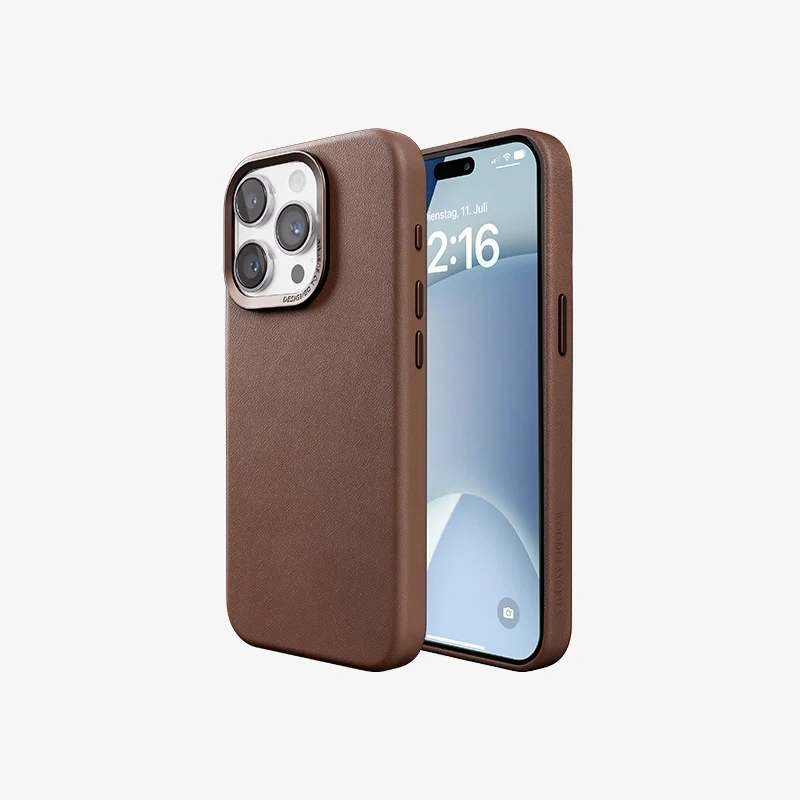 iPhone 13 Pro étui en cuir Vegan