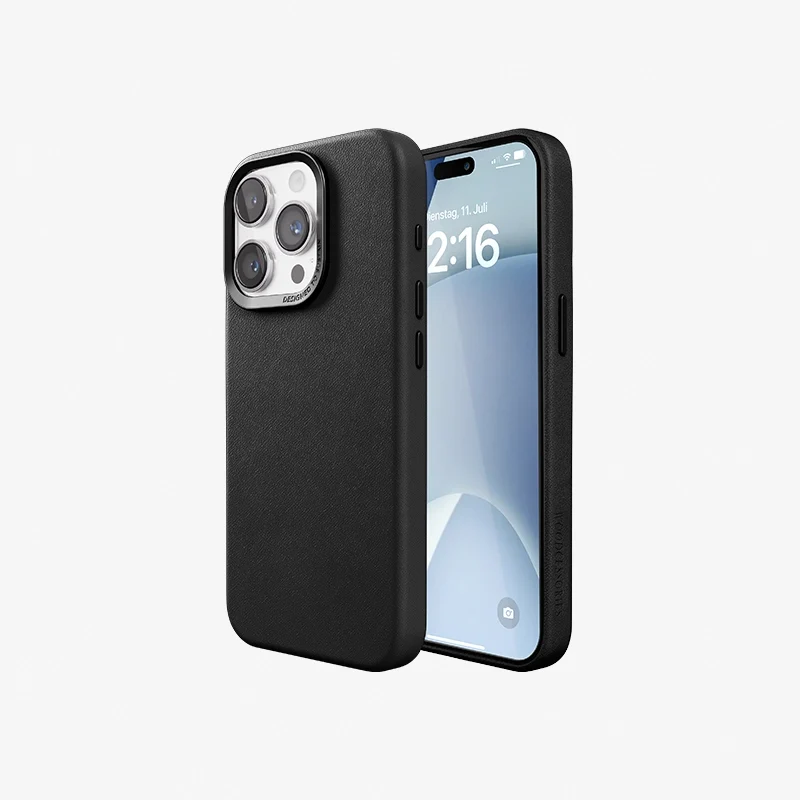 iPhone 13 Pro étui en cuir Vegan