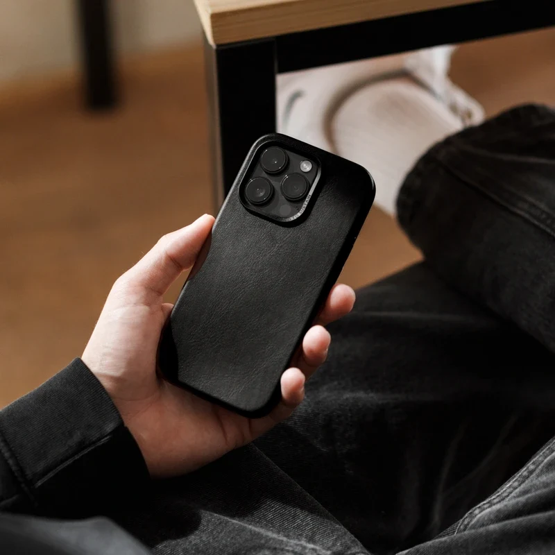 iPhone 13 étui en cuir Vegan