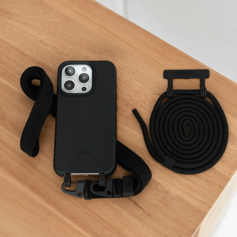 IPhone 16 Pro Coque de téléphone portable avec sangle