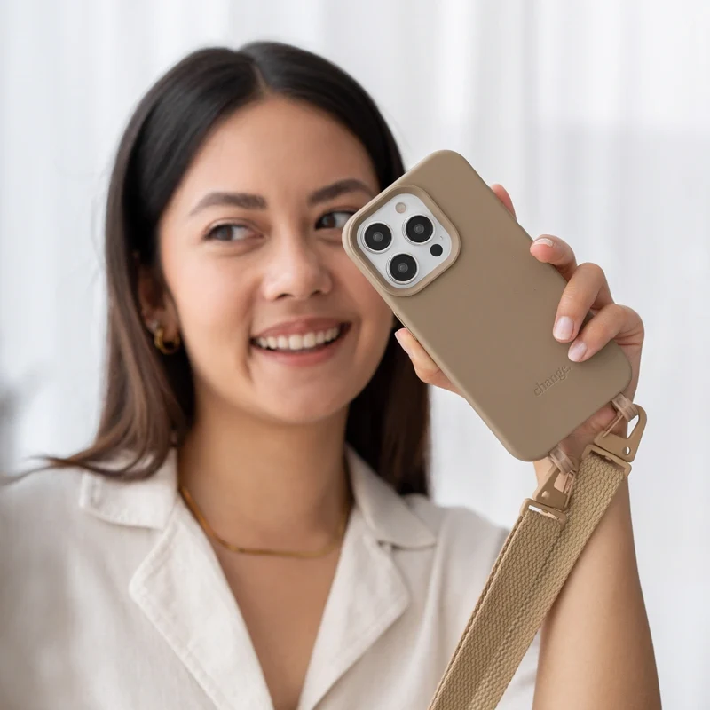 IPhone 16 Pro Coque de téléphone portable avec sangle