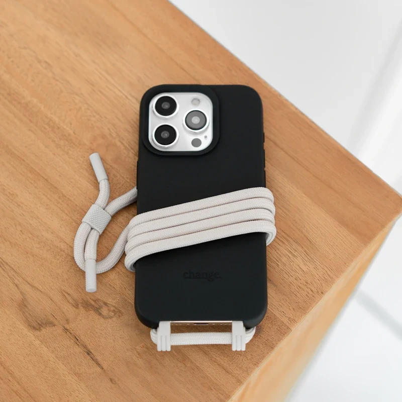 iPhone 15 Plus Chaîne pour téléphone portable Amovible