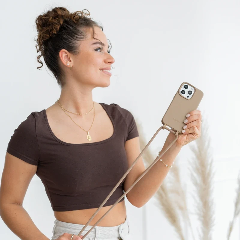 iPhone 15 Pro Chaîne pour téléphone portable Amovible