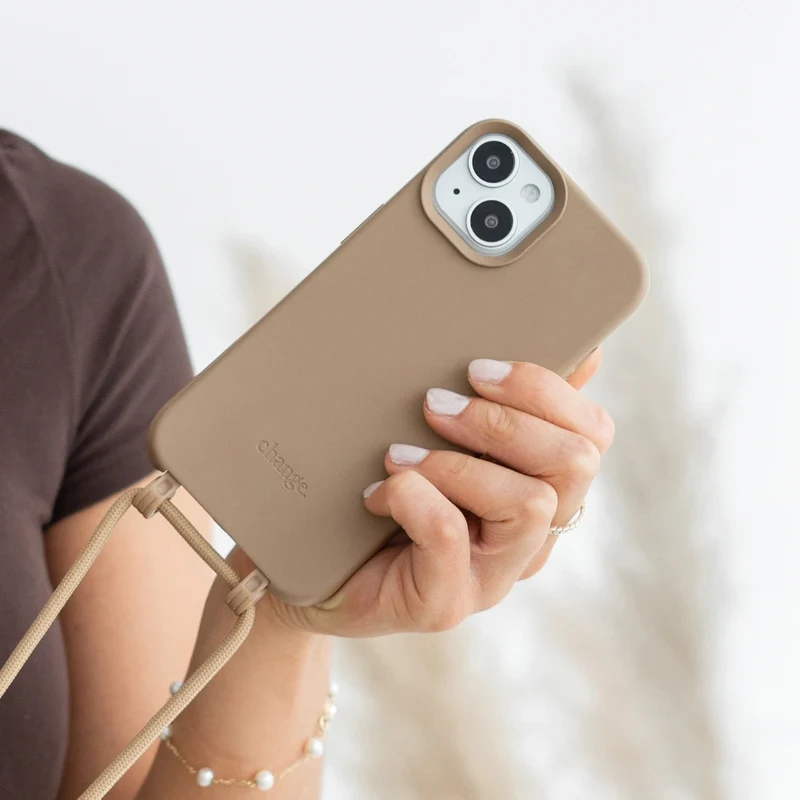 iPhone 15 Chaîne pour téléphone portable Amovible