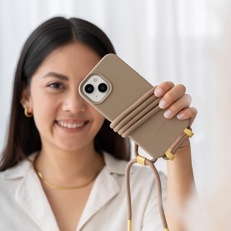 iPhone 15 Chaîne pour téléphone portable Amovible
