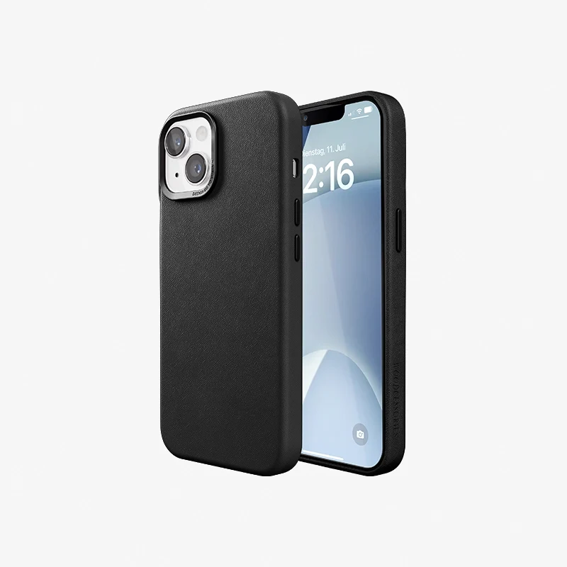 iPhone 12 / 12 Pro étui en cuir Vegan