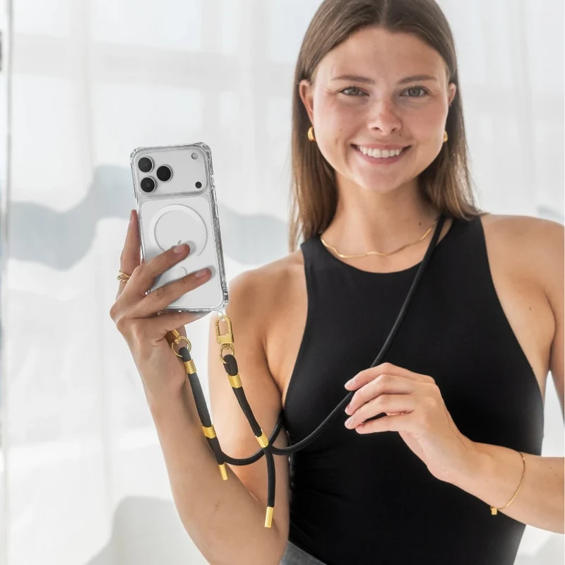 iPhone 17 Pro Chaîne pour téléphone portable Transparent MagSafe