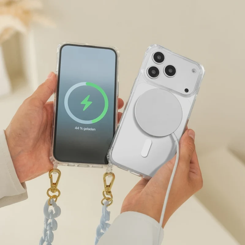 iPhone 17 Pro Chaîne pour téléphone portable Transparent MagSafe