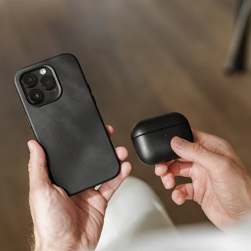 Étui AirPods en cuir Vegan