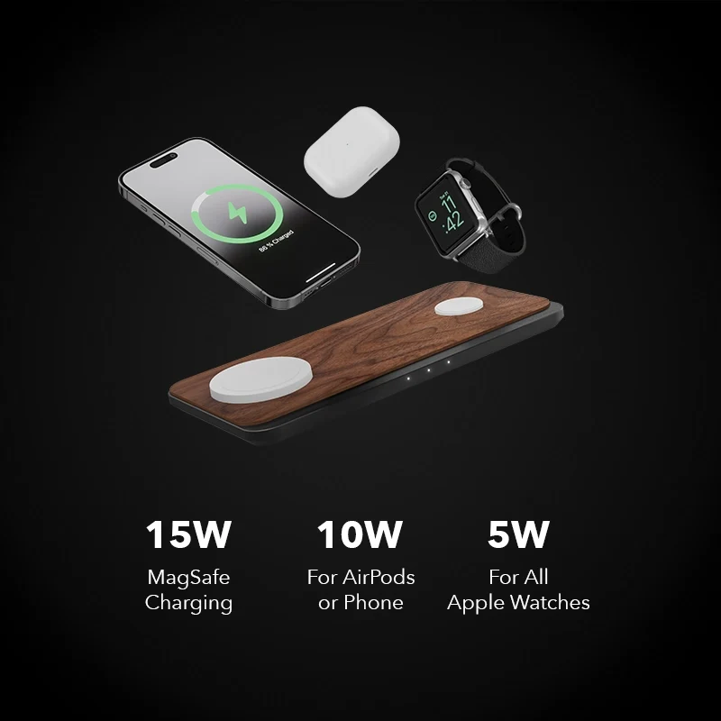 Chargeur 3-en-1 MagSafe & Apple Watch & Adaptateur secteur