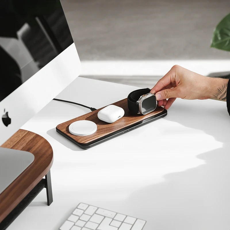Chargeur 3 en 1 MagSafe & Apple Watch