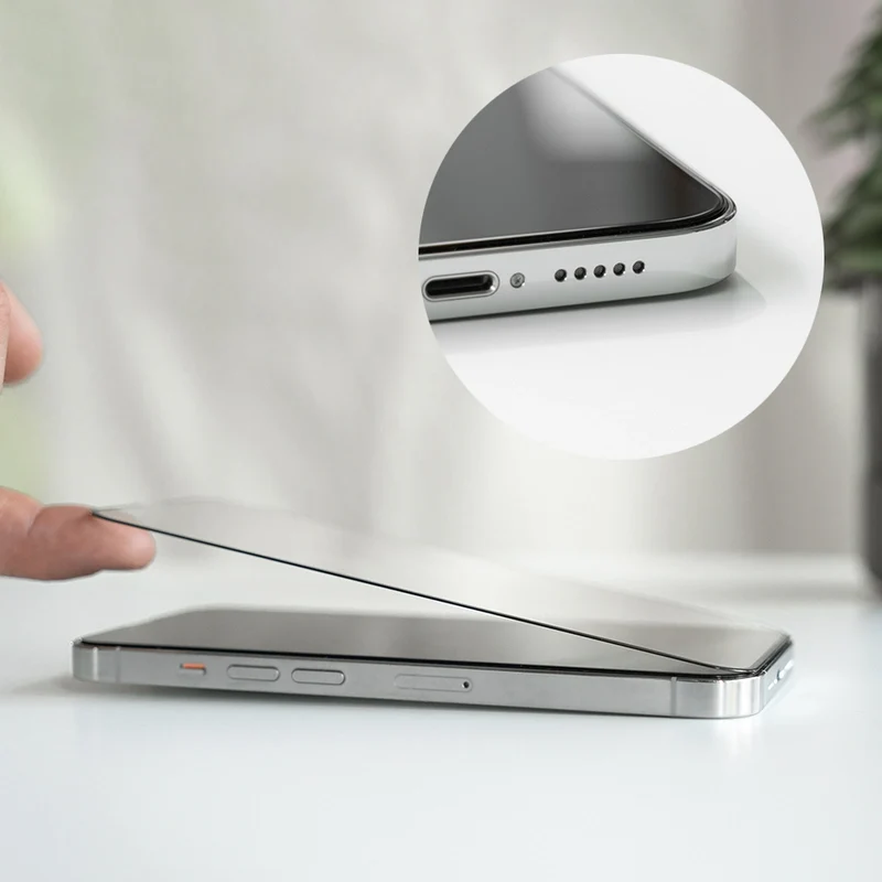 Verre blindé plein écran pour iPhone 15 Pro Max