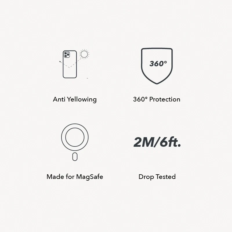 iPhone 17 Air Clear Case avec MagSafe