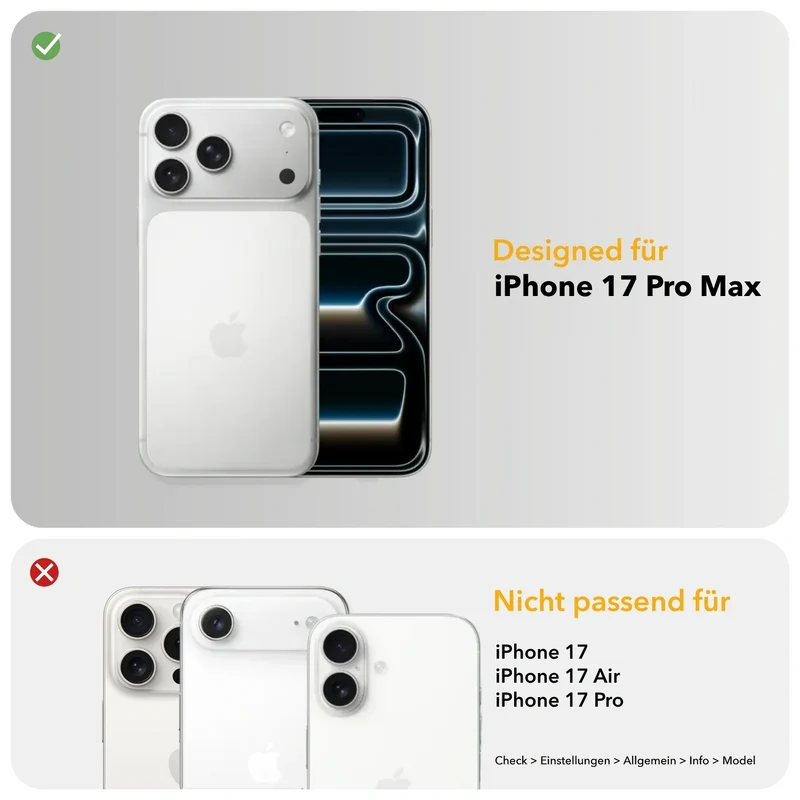 iPhone 17 Pro Max coque noix avec MagSafe