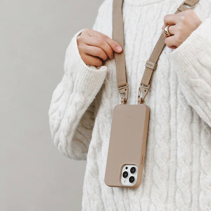 Étui pour téléphone portable iPhone 15 Pro avec bande