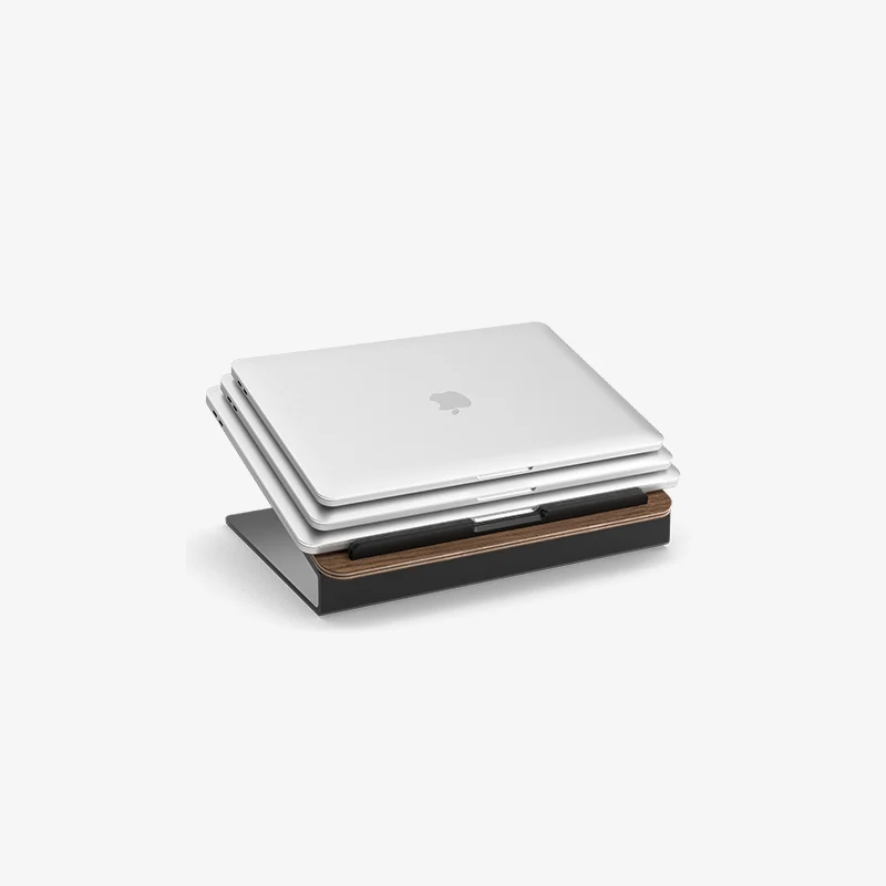 Rehausse pour ordinateur portable en bois véritable
