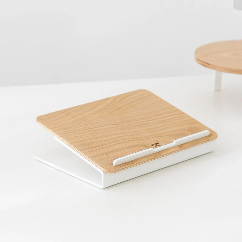Rehausse pour ordinateur portable en chêne