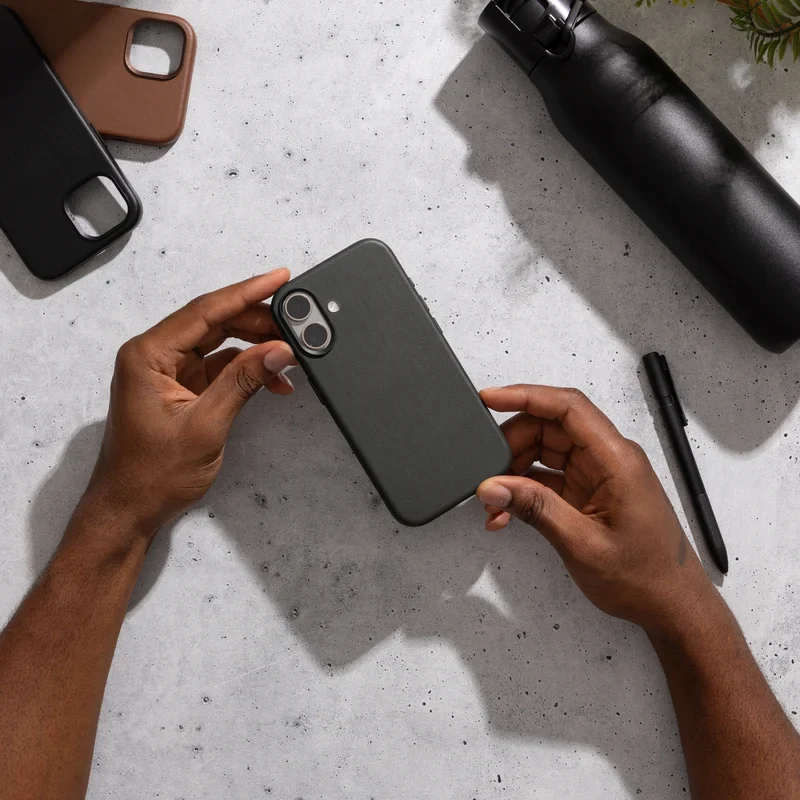 iPhone 17 Housse en cuir Vegan