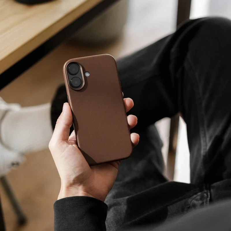 iPhone 17 Housse en cuir Vegan