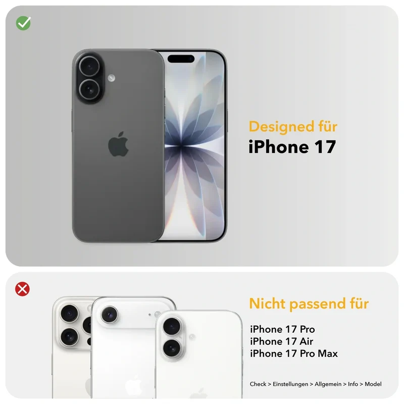 Étui iPhone 17 en pierre avec MagSafe