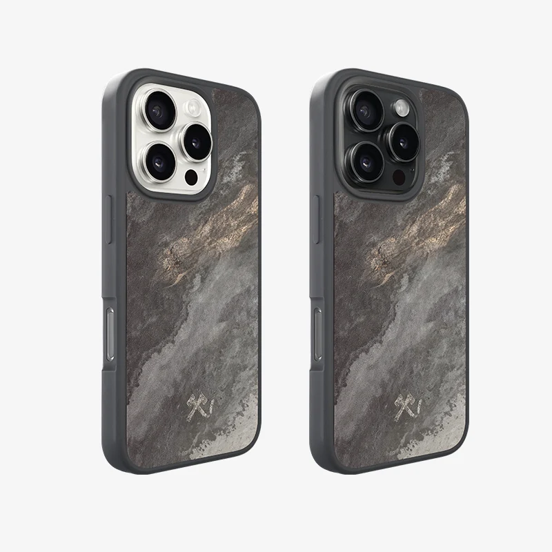 Étui iPhone 17 en pierre avec MagSafe