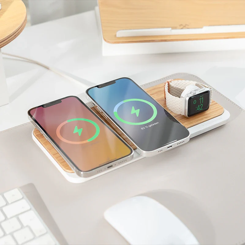Chargeur 3 en 1 MagSafe & Apple Watch
