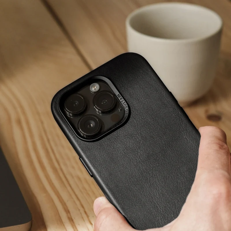 Étui en cuir pour iPhone Vegan
