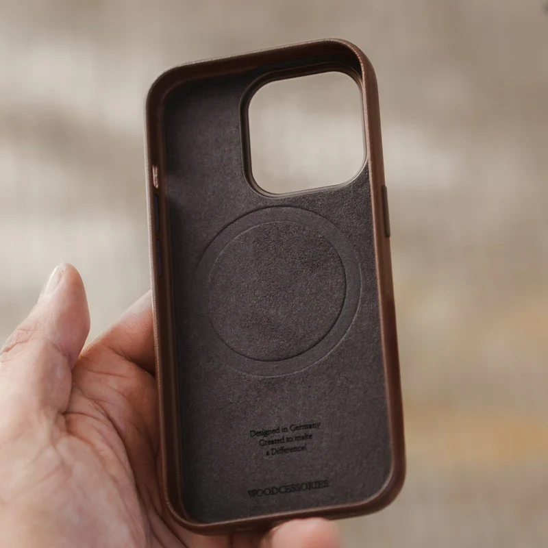 iPhone 15 Housse en cuir Vegan