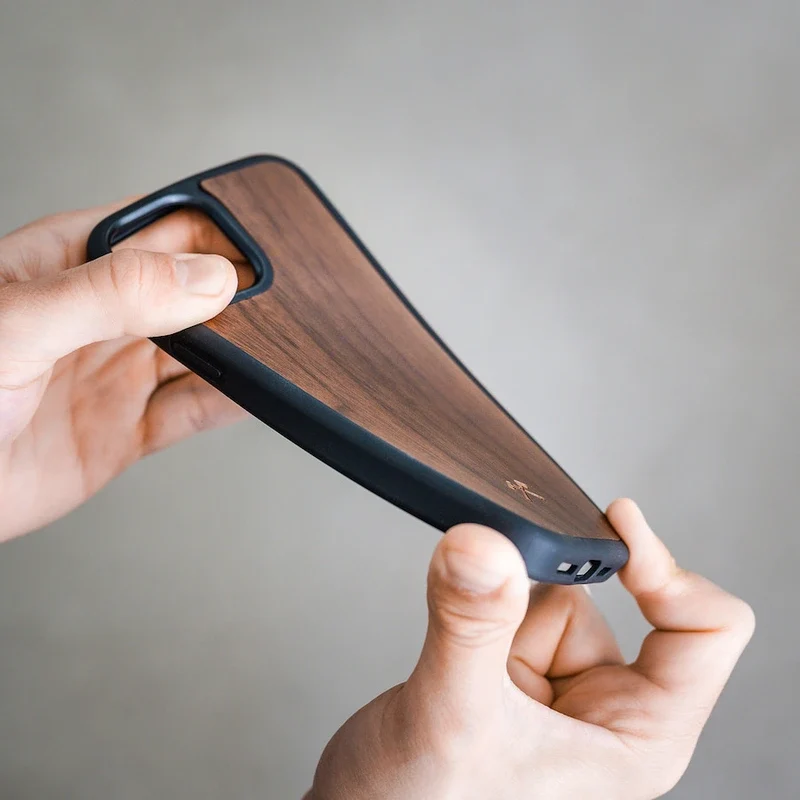 Étui pour iPhone 12 Mini en bois
