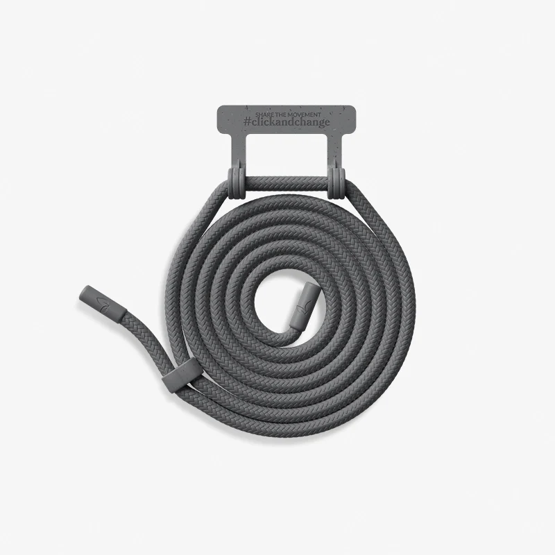 Cordon de serrage gris anthracite