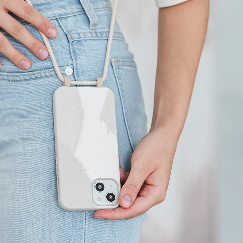 iPhone 14 Chaîne pour téléphone portable Amovible