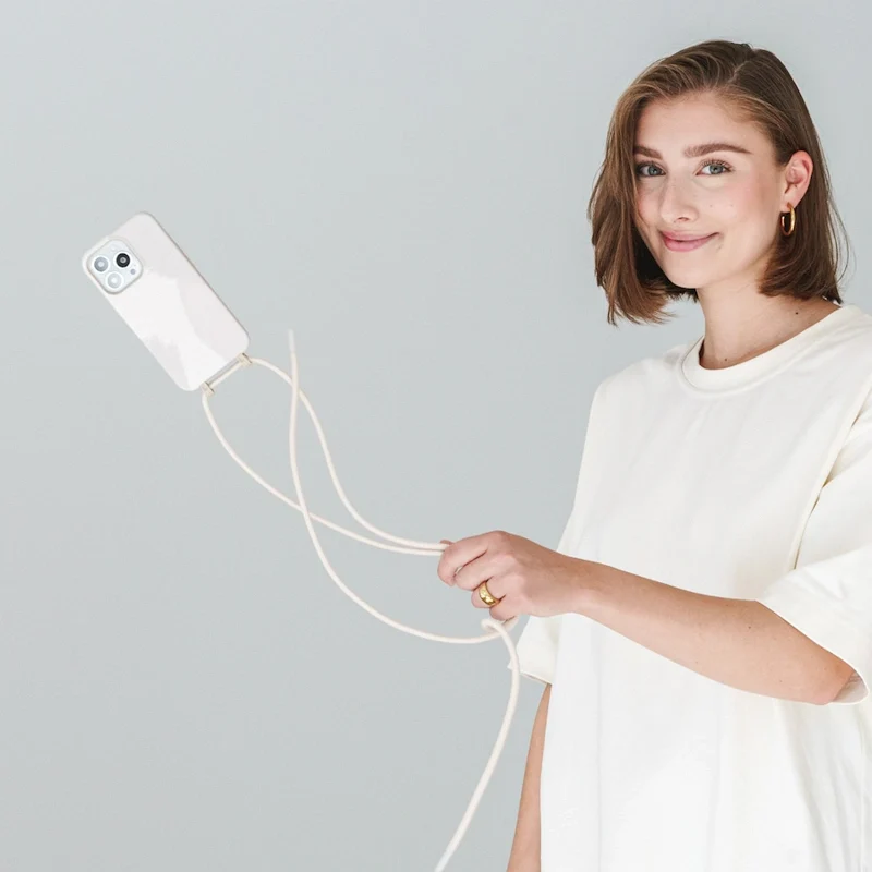 iPhone 14 Chaîne pour téléphone portable Amovible