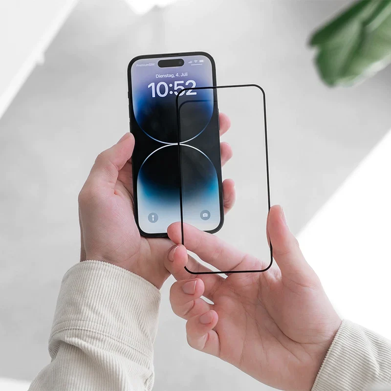 Verre blindé 3D (2 pièces) - iPhone 15 Pro