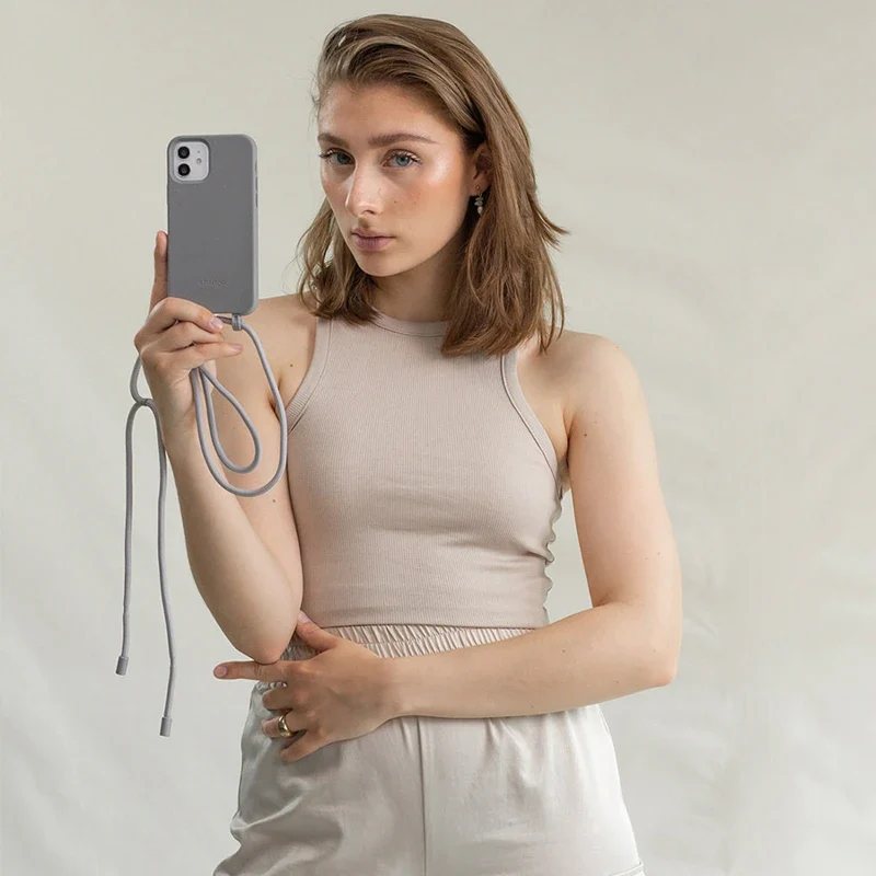 iPhone SE 2 /3 Chaîne pour téléphone portable Amovible
