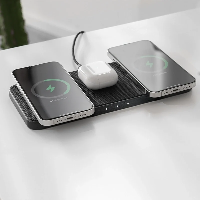 Station de recharge inductive 30 W Black Oak