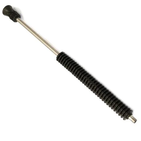 Lance droite inox 500 mm — protection thermique, filetage 1/4"