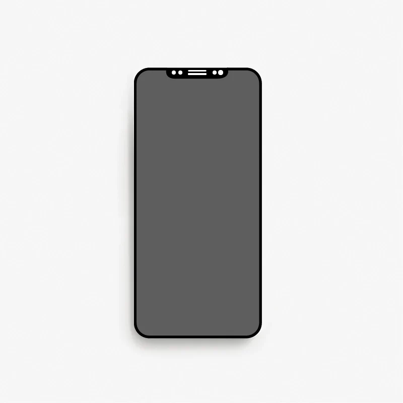 Verre blindé pour iPhone 12 Pro Max avec protection contre les regards indiscrets