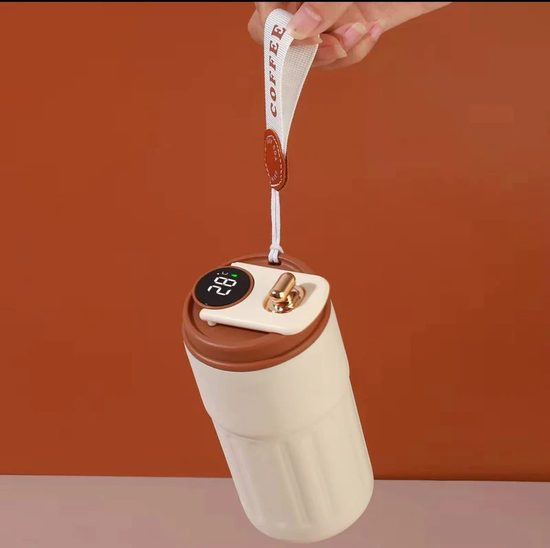 Mug Thermos Intelligent avec Affichage de Température – 450ML ☕️🌡️