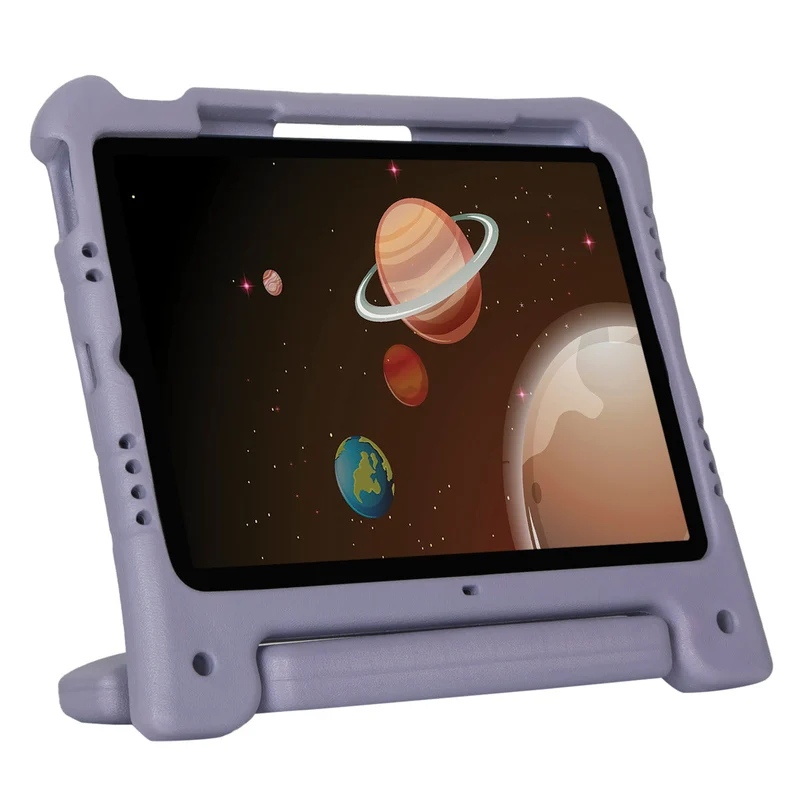 Étui antimicrobien pour enfants pour iPad Air, iPad Pro et iPad 10.9 - 11 pouces - Violet