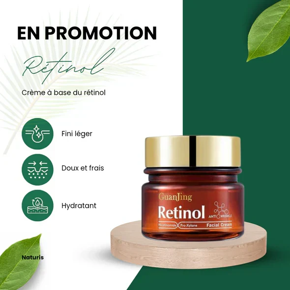 Crème au Rétinol Anti-Âge 1 acheter = 1 offert