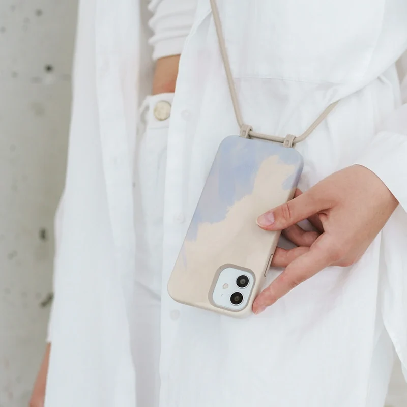 iPhone 15 Plus Chaîne pour téléphone portable Amovible
