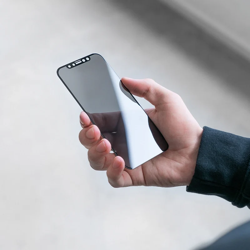 Verre blindé pour iPhone 12 Mini avec protection contre les regards indiscrets
