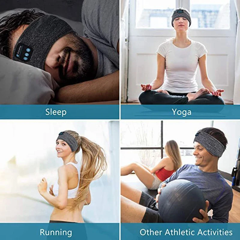 bandeau Bluetooth avec écouteurs intégrés