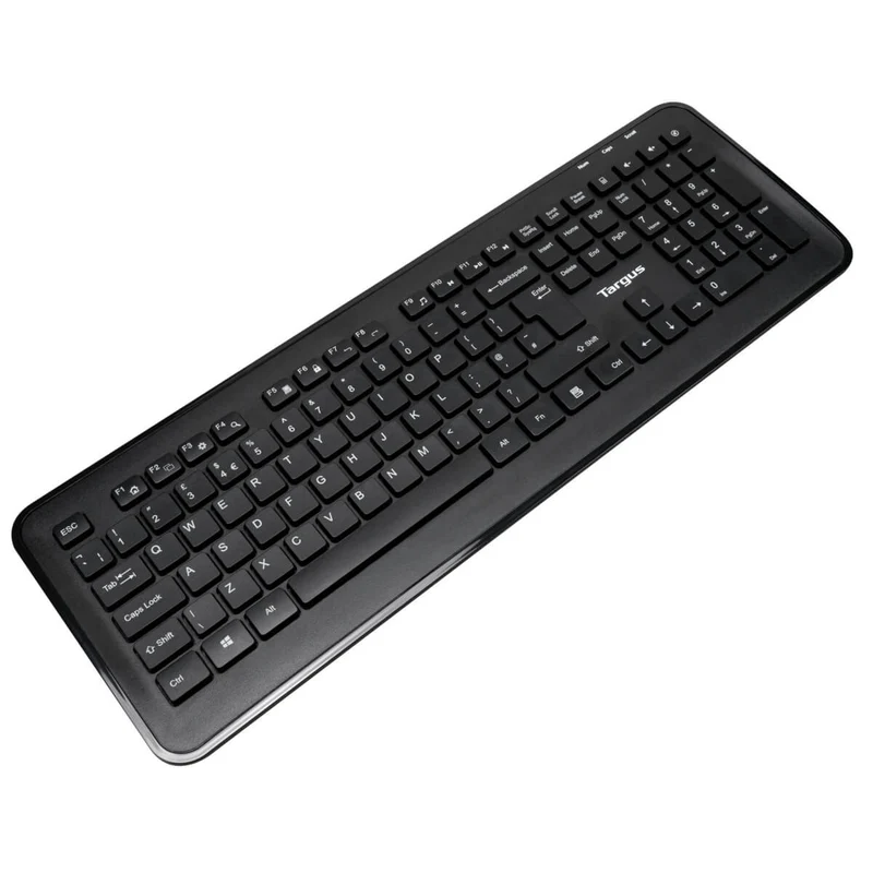 Combo clavier et souris sans fil de taille normale - Noir (UK)